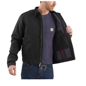 Carhartt Relaxed Fit Duck Blanket -Lined Detroit Jacket Mens Medium Tall